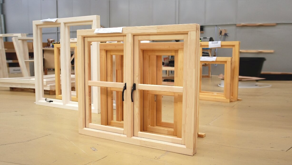 Wooden windows: modern solutions Palatine